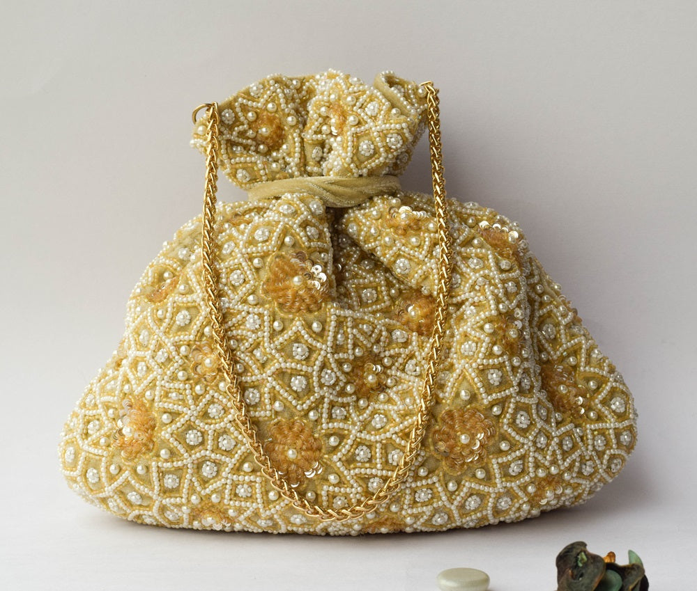 RAISA POTLI-BEIGE