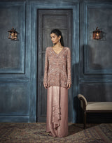 Waterfall Skirt, Embroidered Tunic