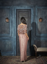 Bolero/Cape, Sequin Corset, Draped Skirt