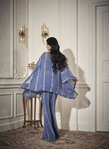 Embroidered Kaftan, inner, Flare Pants
