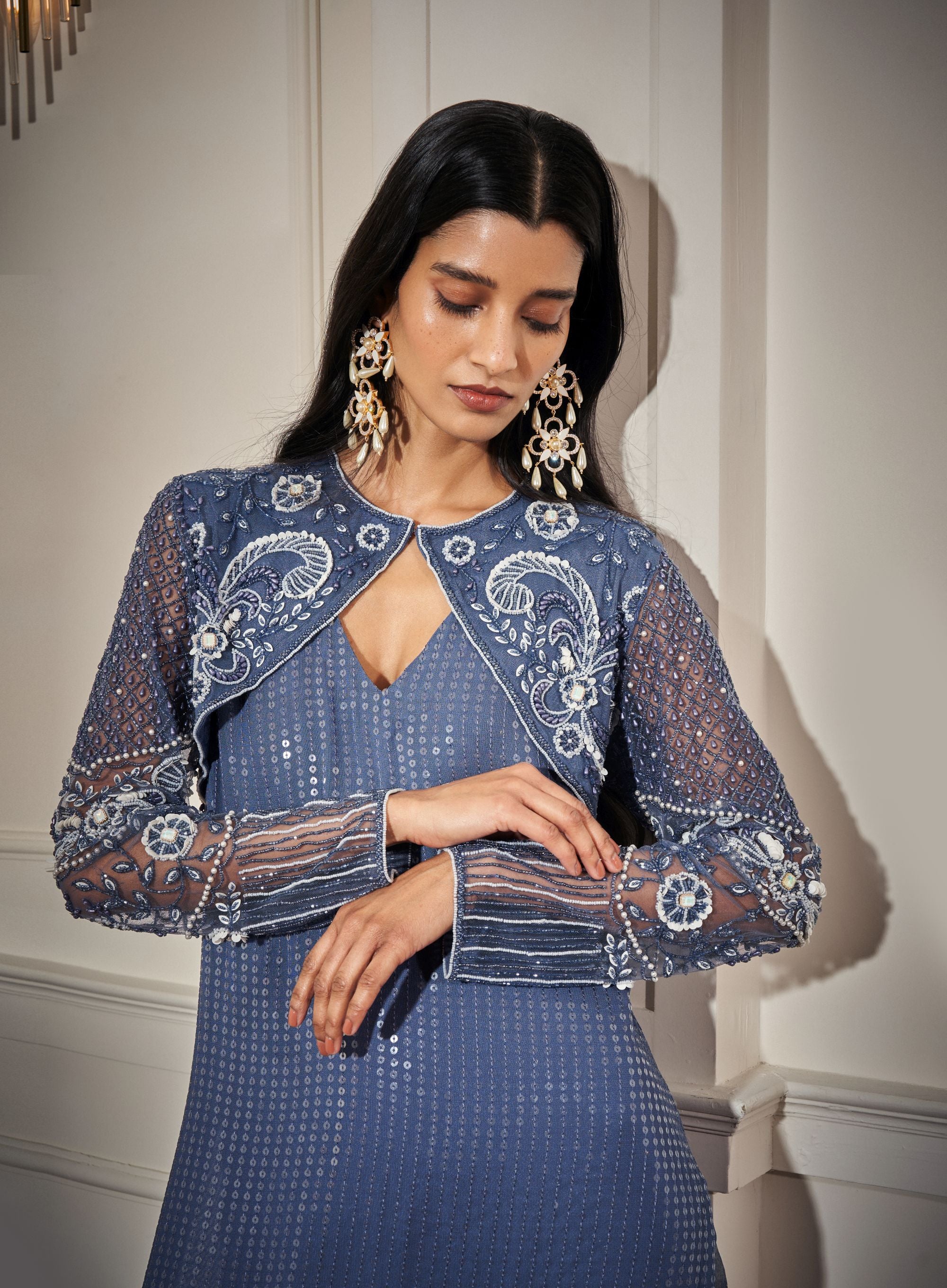 Long Kurta, Bolero/Shrug/Cape, Pants