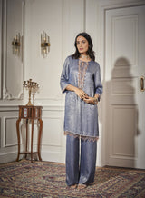 Festive Kurta, Straight Pants