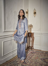 Festive Kurta, Straight Pants