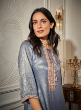 Festive Kurta, Straight Pants