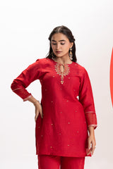 RED FESTIVE 2-PIECE SET