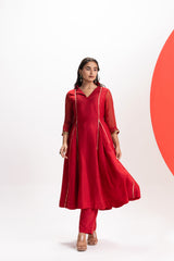 RED KALI TUNIC SET