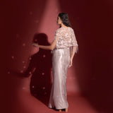 Draped Skirt + Cape + Bustier