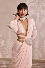 Pearl Saree Set