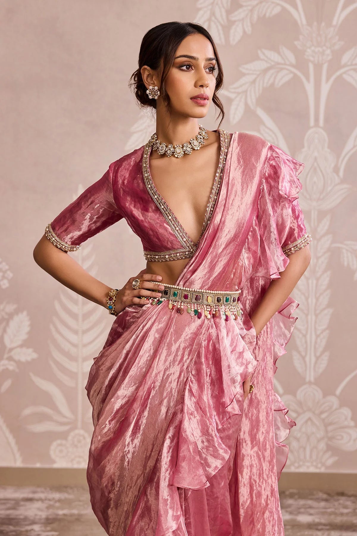 Jade Saree Set