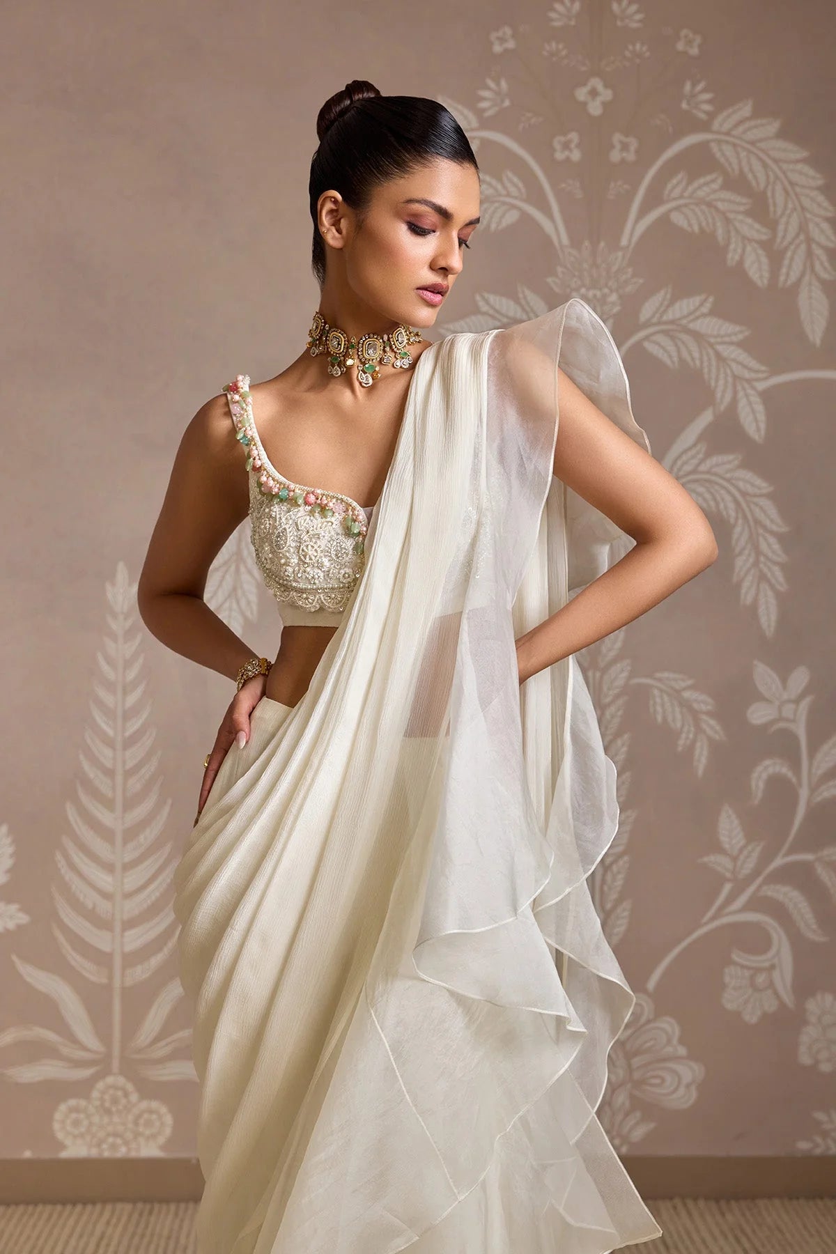 Thread Saree Set
