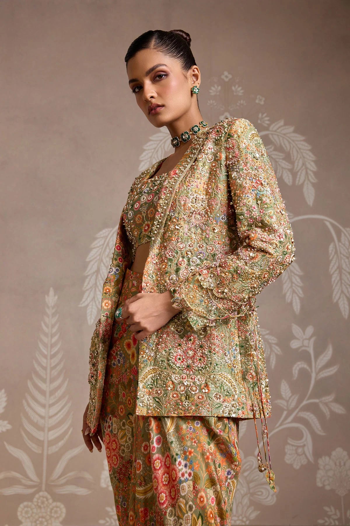 Intertwine Jacket Skirt Set