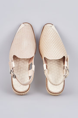 Ivory Herringbone Peshawaris