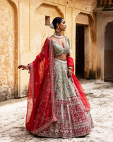 Radiant Vermilion Lehenga