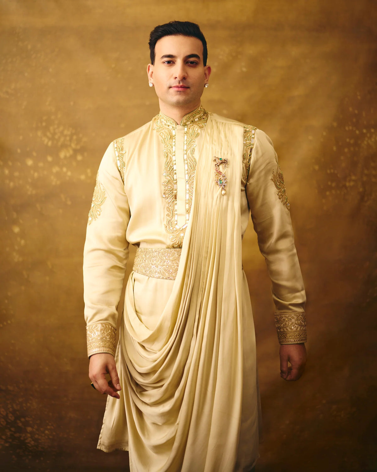 Rishab Rikhiram Sharma in Shiv Kurta Set