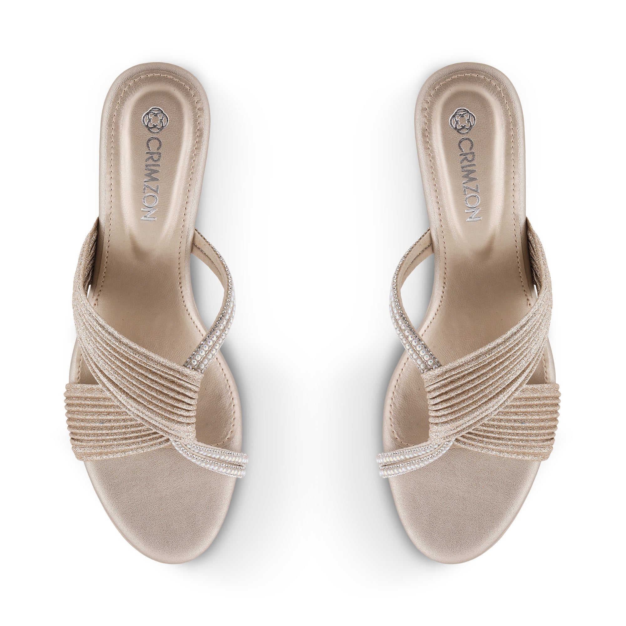 LULU- ANTIQUE SILVER WEDGES