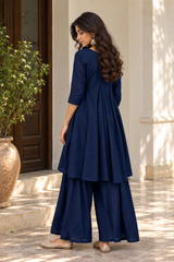 Women NB Silk Embroidery Kurta Set