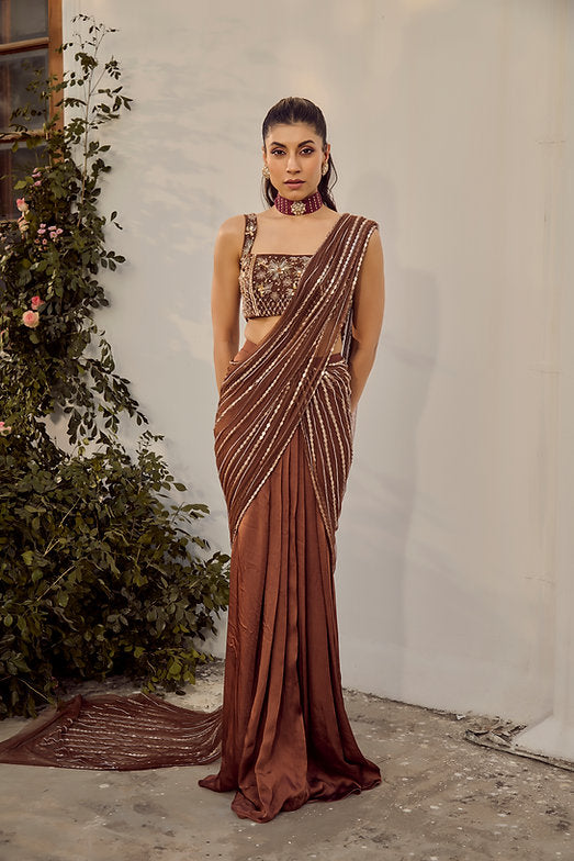 Dusk Saree Set