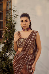 Dusk Saree Set