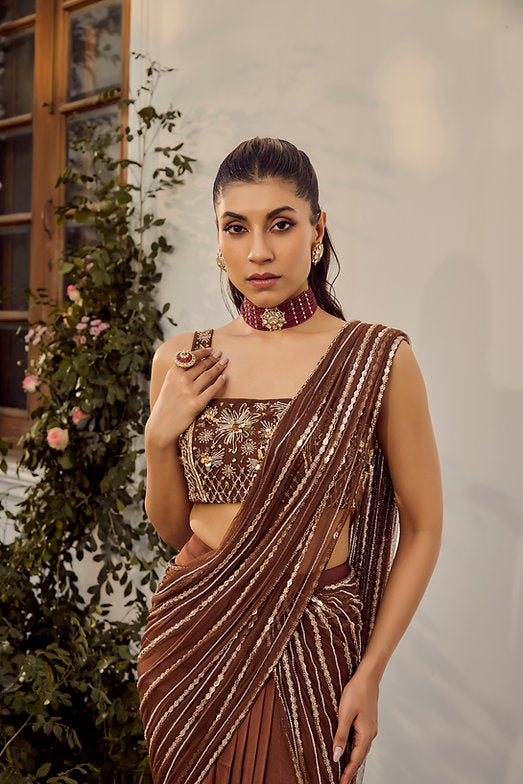 Dusk Saree Set