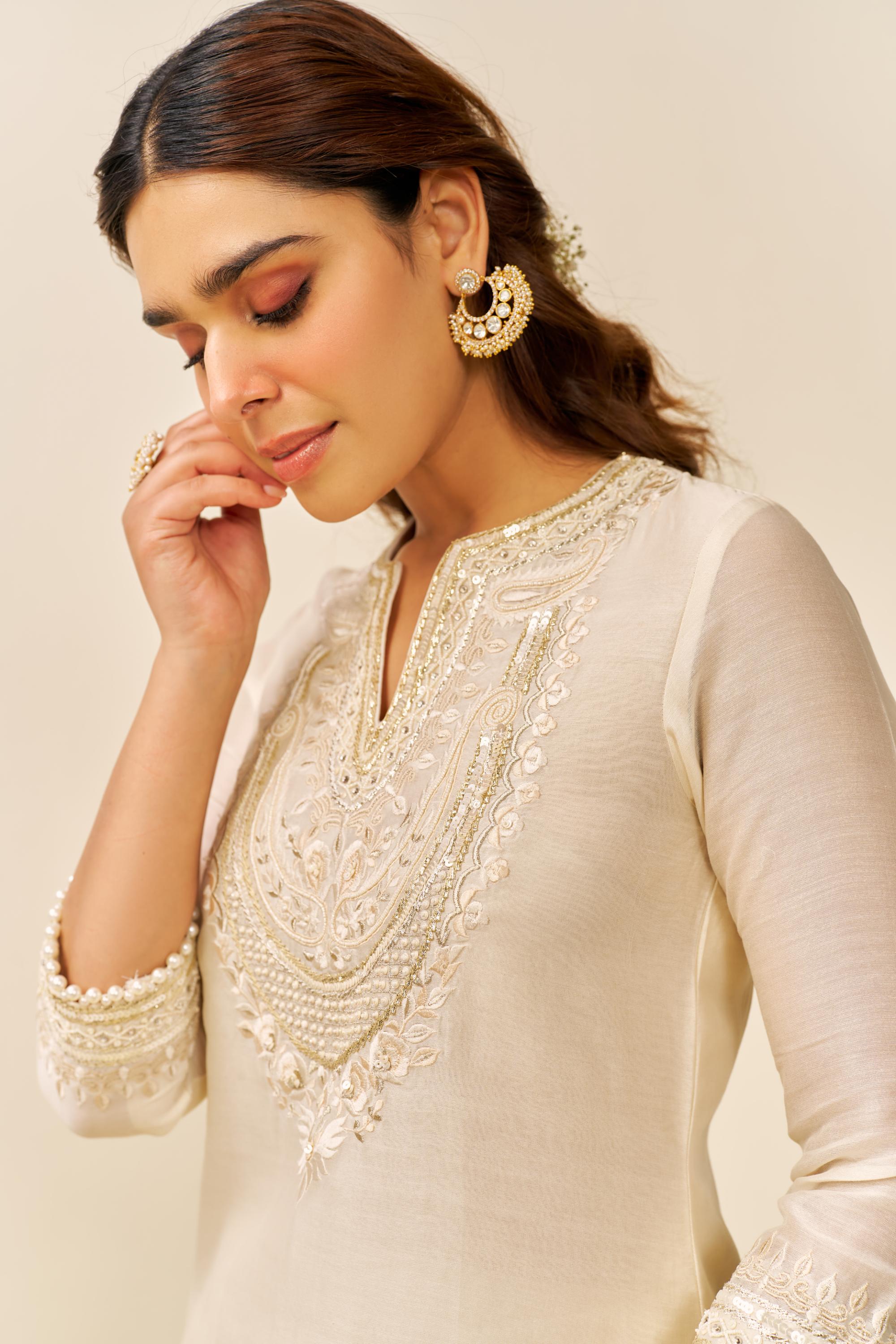 SARA - SHORT KURTA WITH SALWAR AND DUPATTA