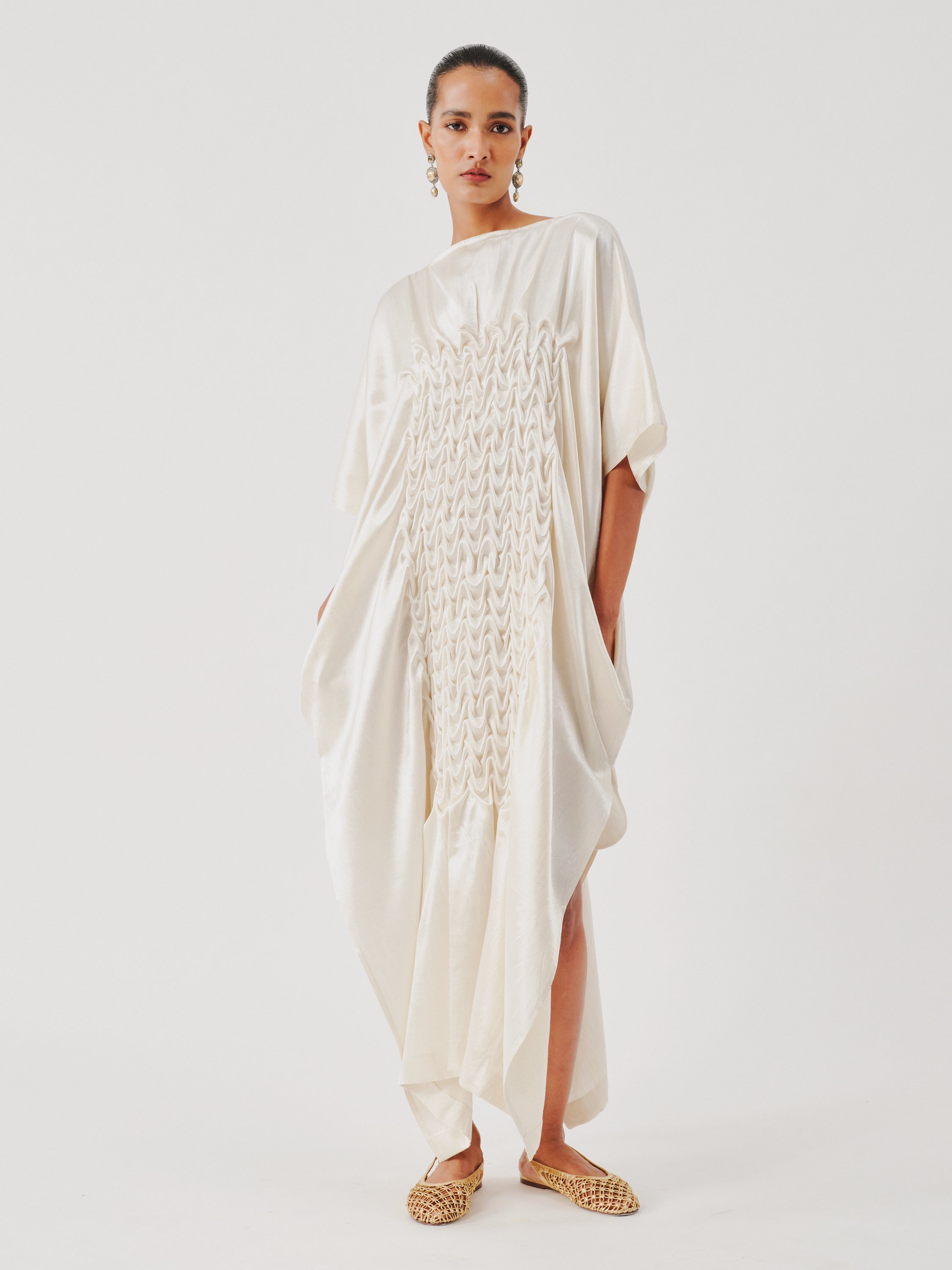 White Coral Dress