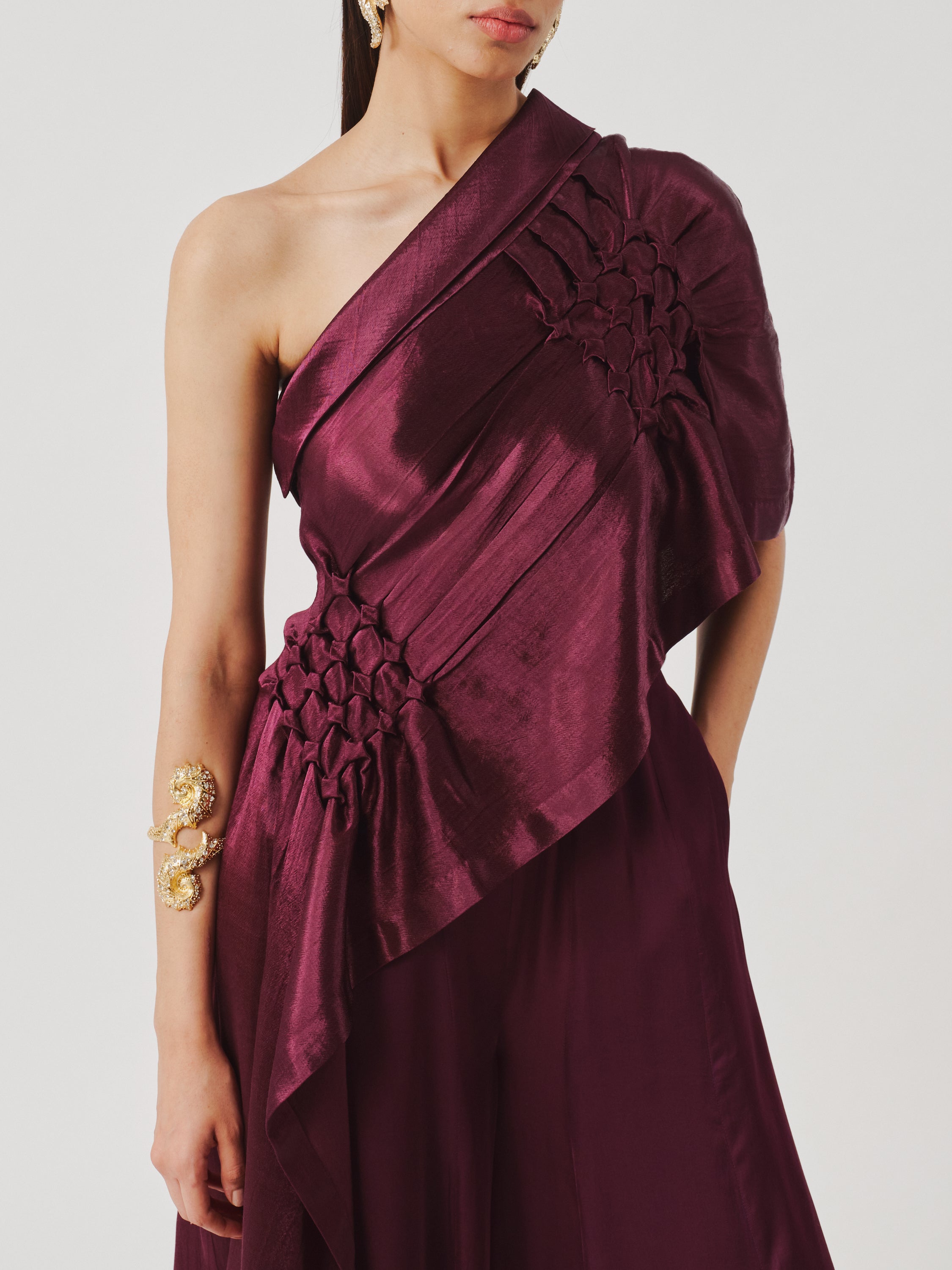 Pisa Top in Burgundy