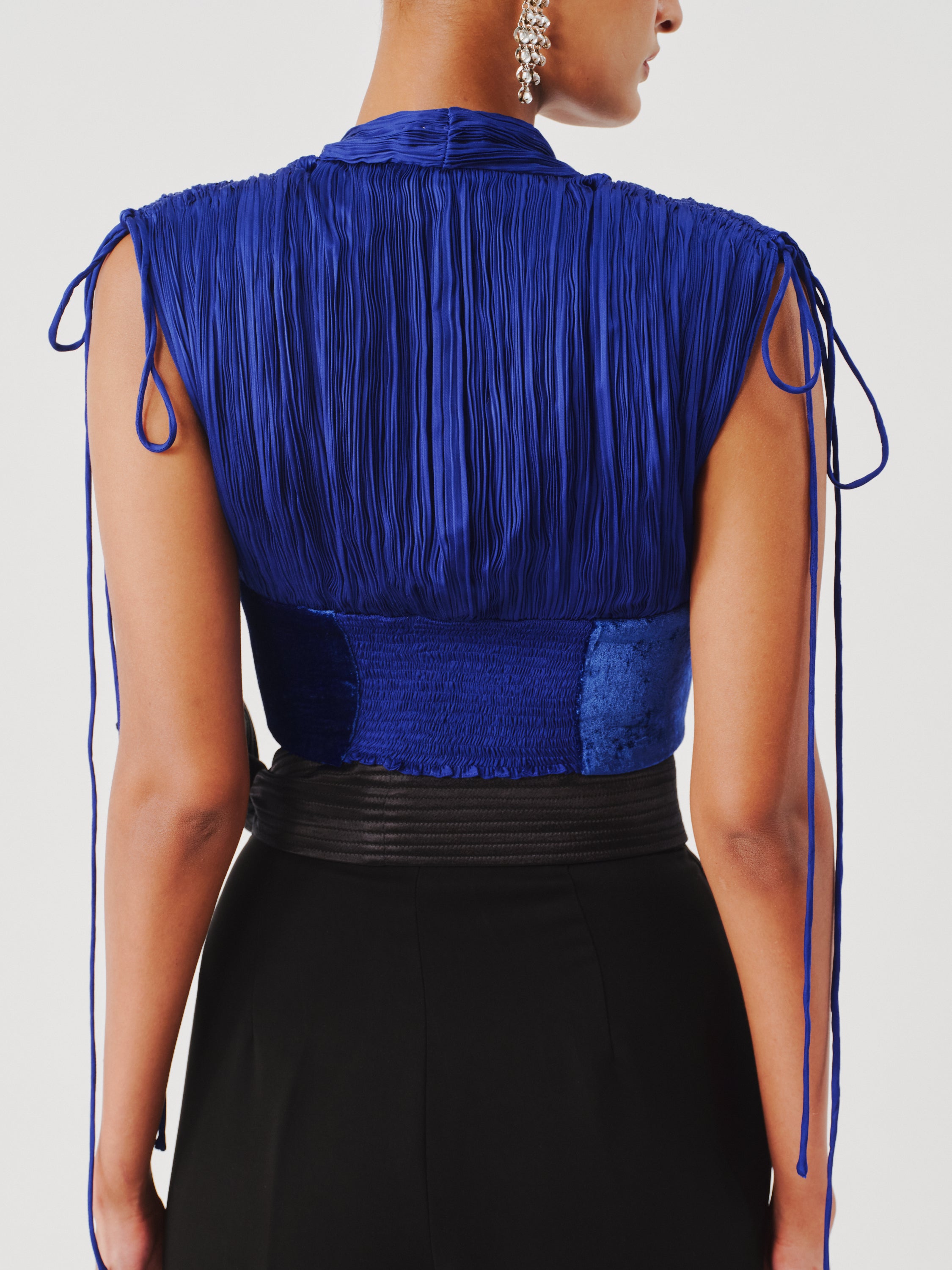 Veronica Corset in Blue