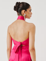 Hope Halter Neck Top in Pink