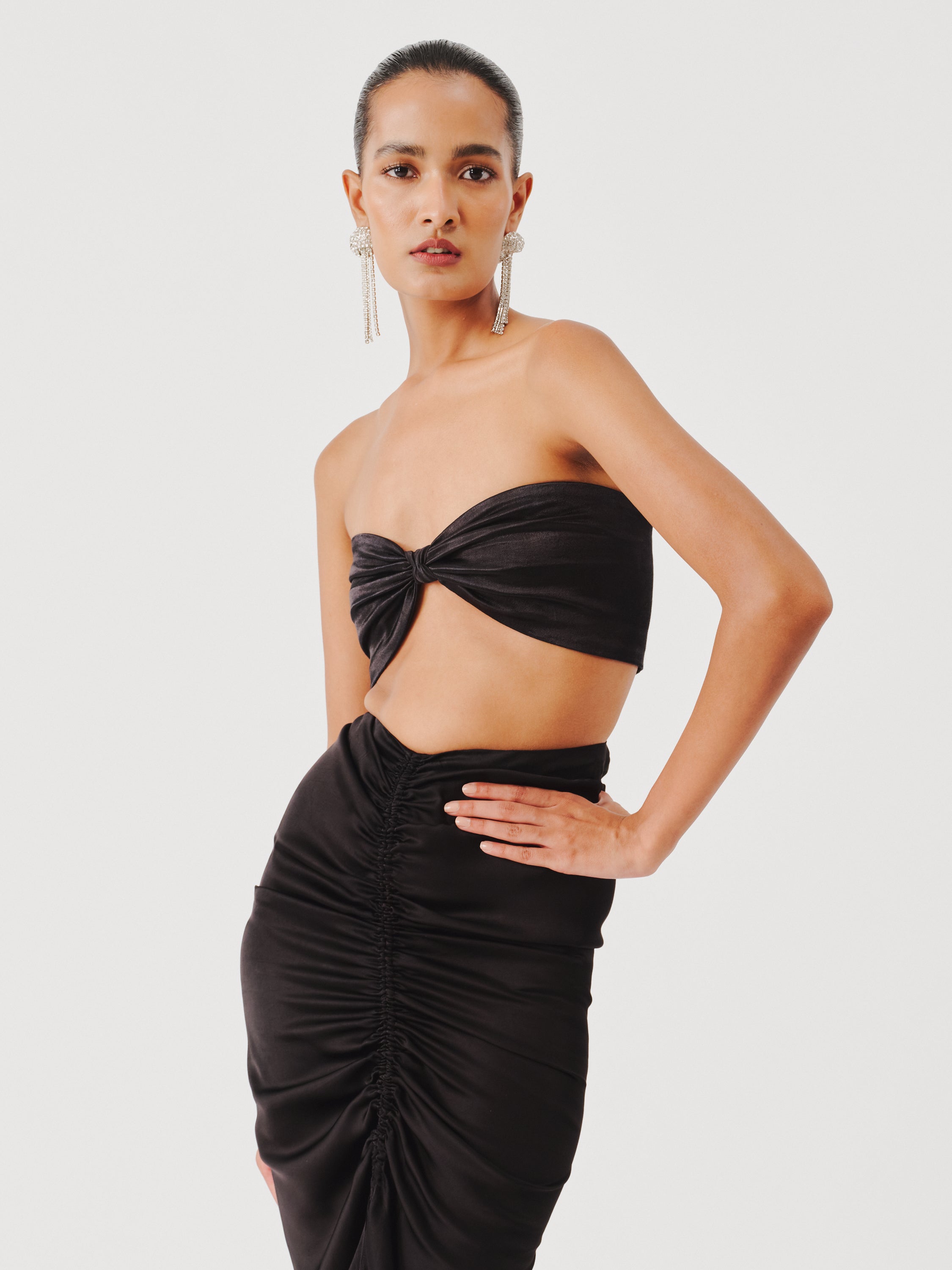 Cirrus Skirt in Noir