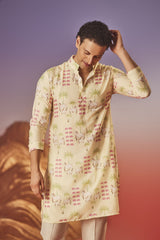 Pichwai Tales - Silk Kurta