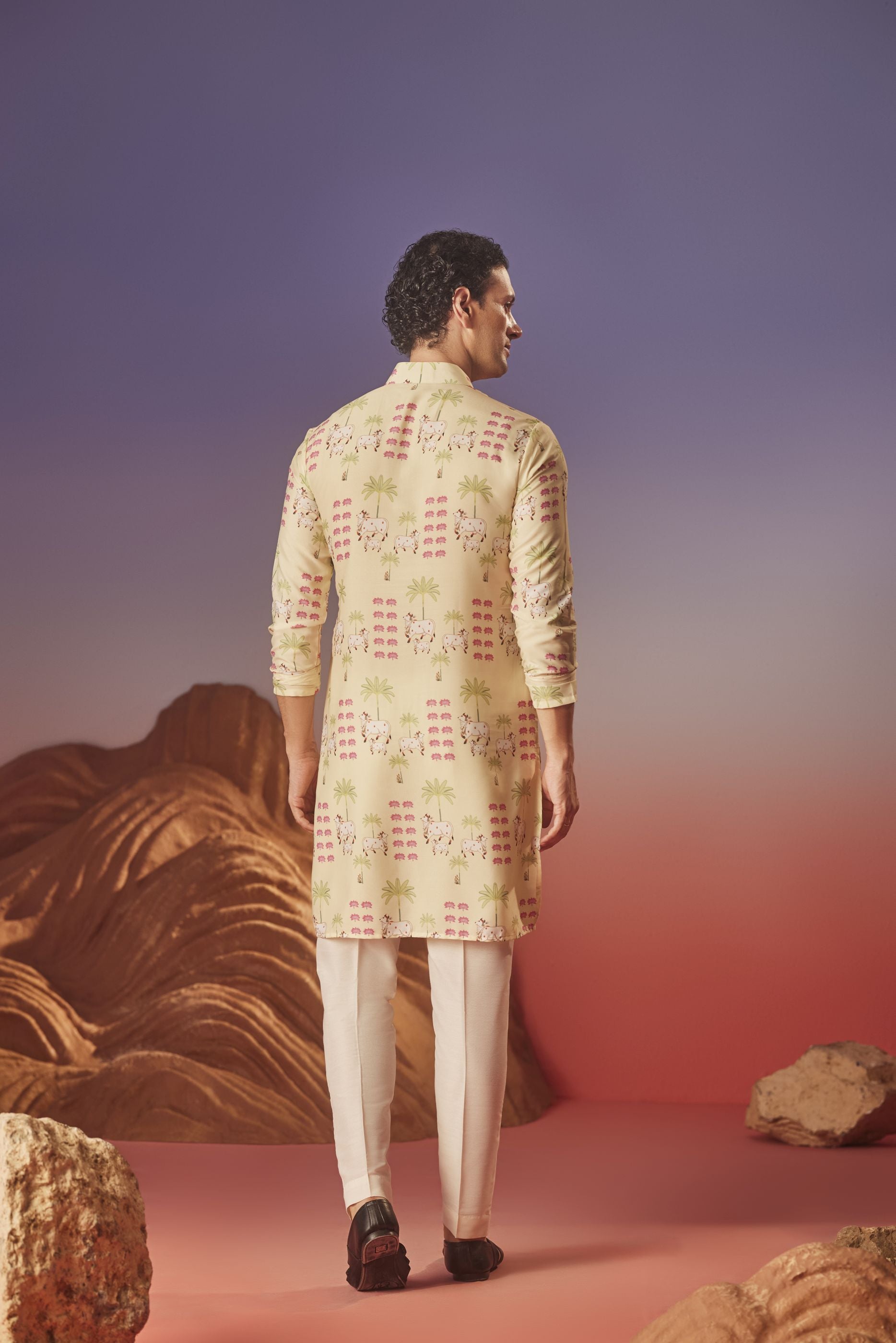 Pichwai Tales - Silk Kurta