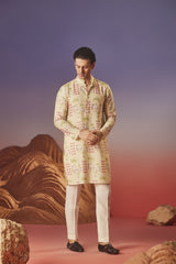 Pichwai Tales - Silk Kurta