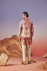 Skyline Serenity - Silk Kurta