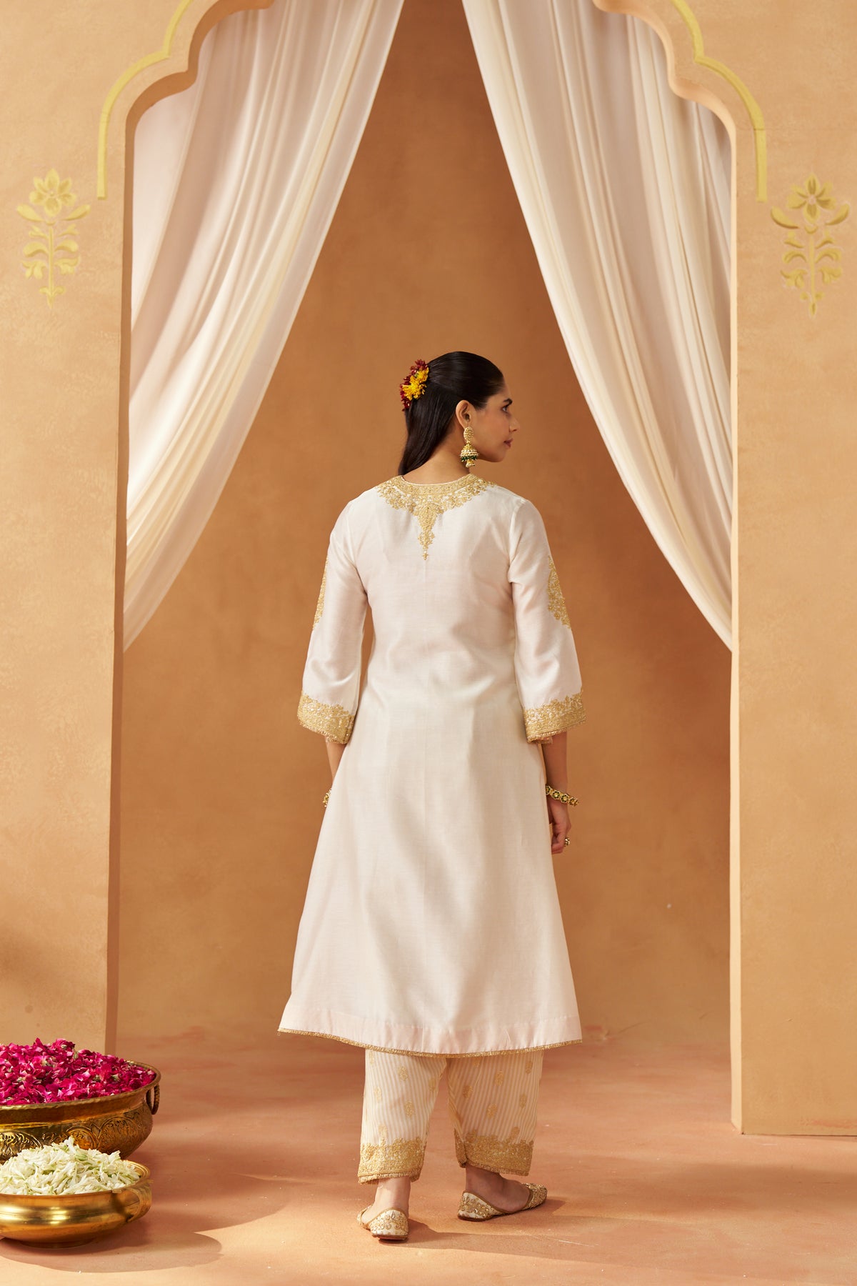 Liana Daisy Chauga with Salwar and Dupatta