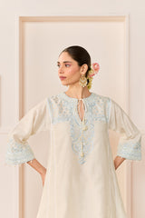 ARSHIYA - DAISY IVORY WITH BLUE CHOGA WITH SALWAR