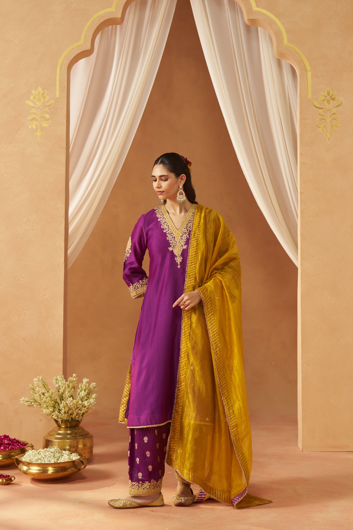 Liana Deep Chauga with Salwar and Dupatta