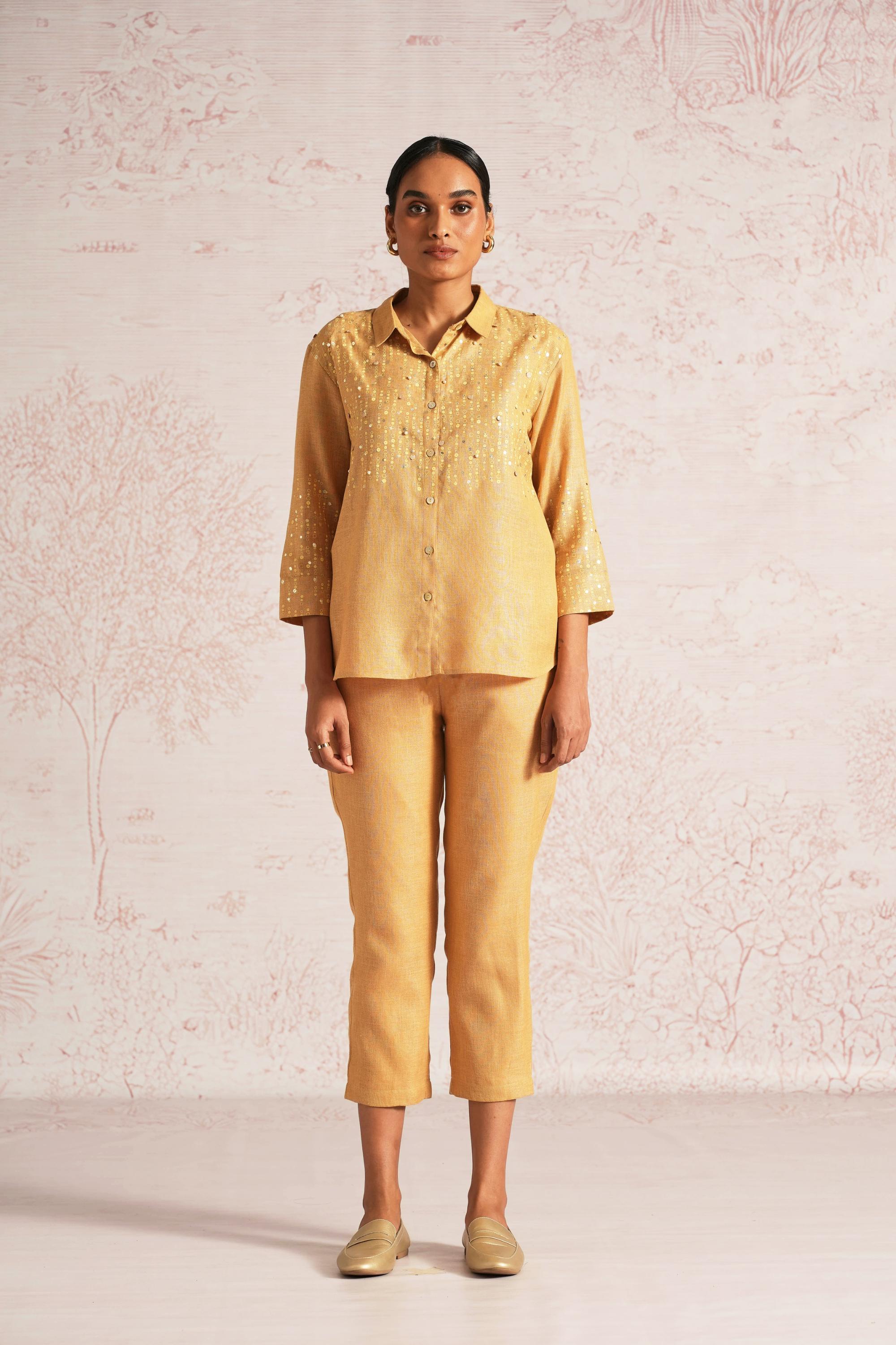 Shimmer Strings Shirt Co-ord