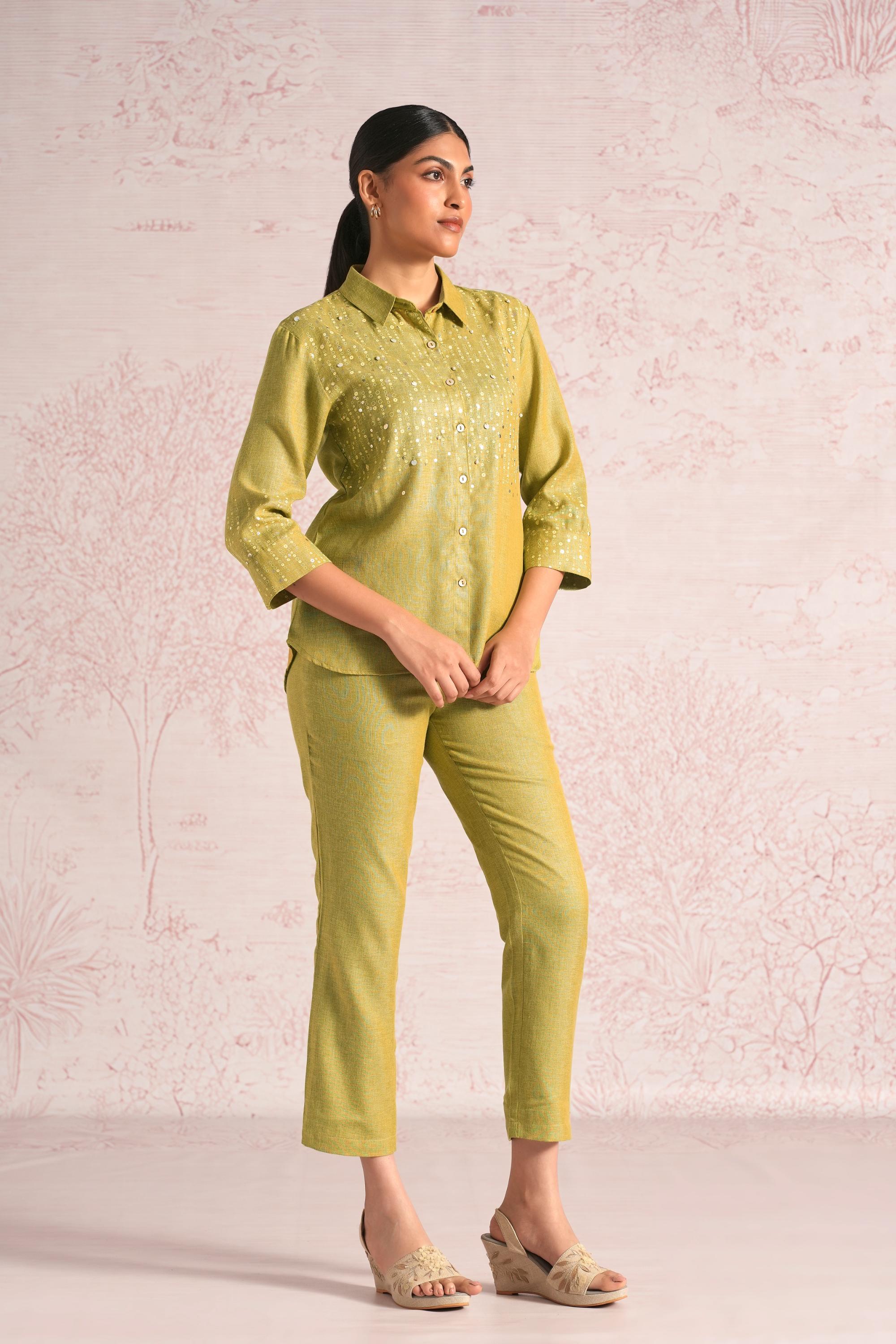 Shimmer Strings Shirt Co-ord