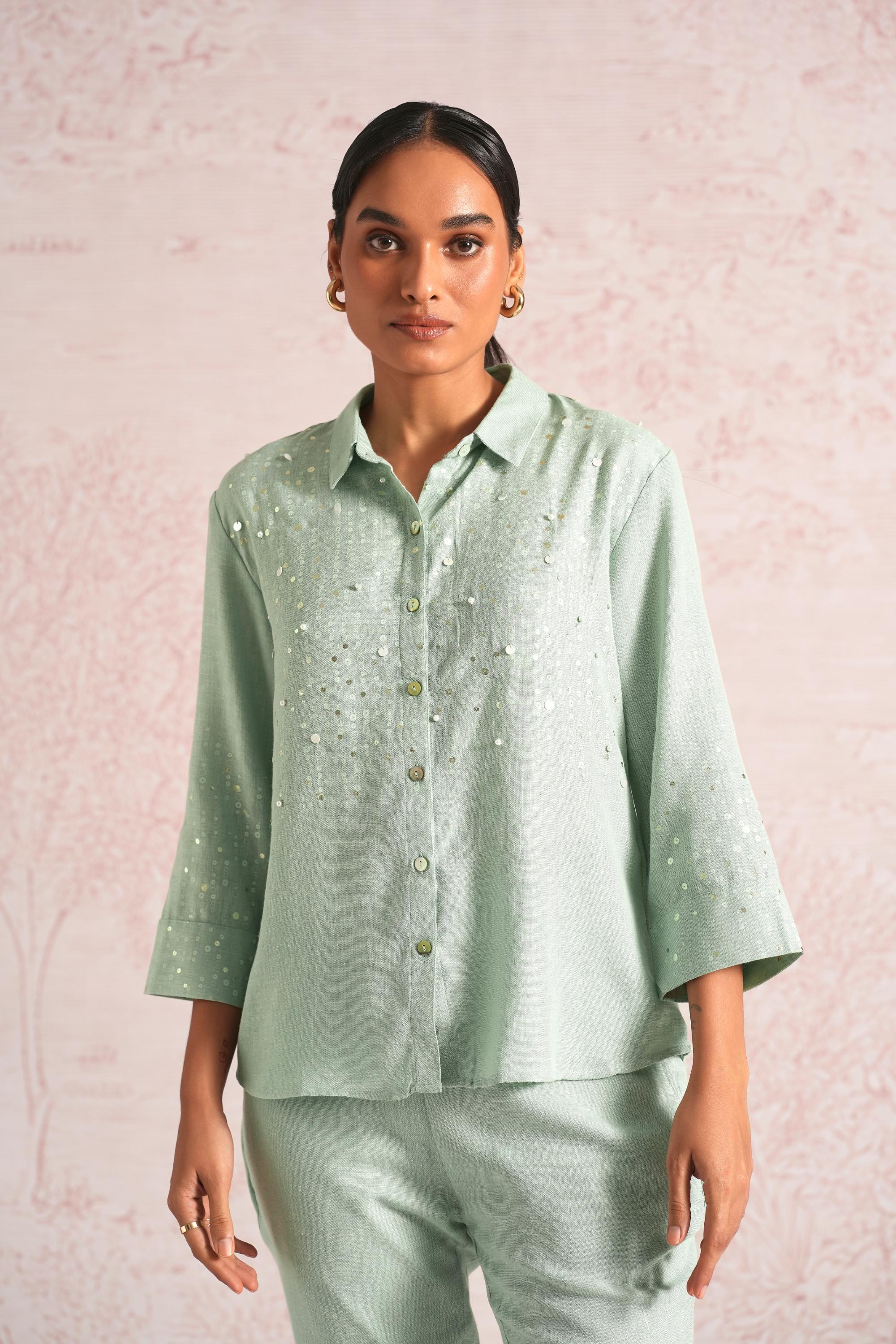 Shimmer Strings Shirt Co-ord