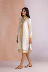 Stripe Drama Shirt Dress