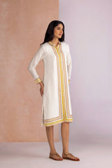 Stripe Drama Shirt Dress