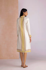 Stripe Drama Shirt Dress