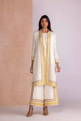 Stripe Drama  Jacket Set