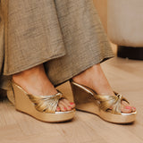 ELYSE- GOLD WEDGES