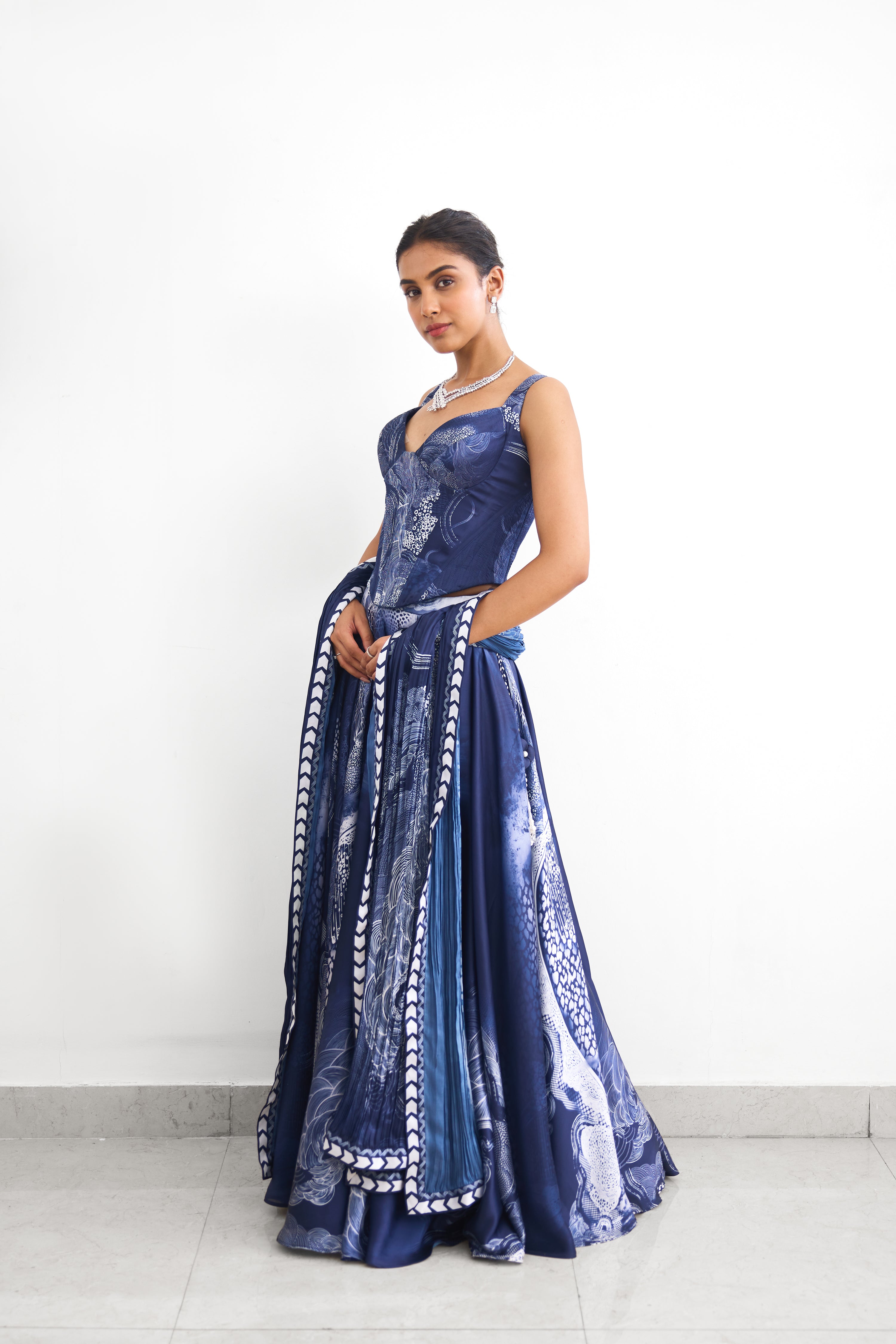 Swirl Lehenga
