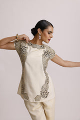 IVORY TOP WITH STRAIGHT PANT