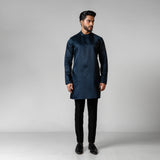 Navy Peonu Kurta set