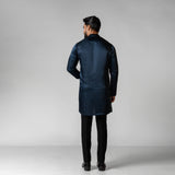 Navy Peonu Kurta set
