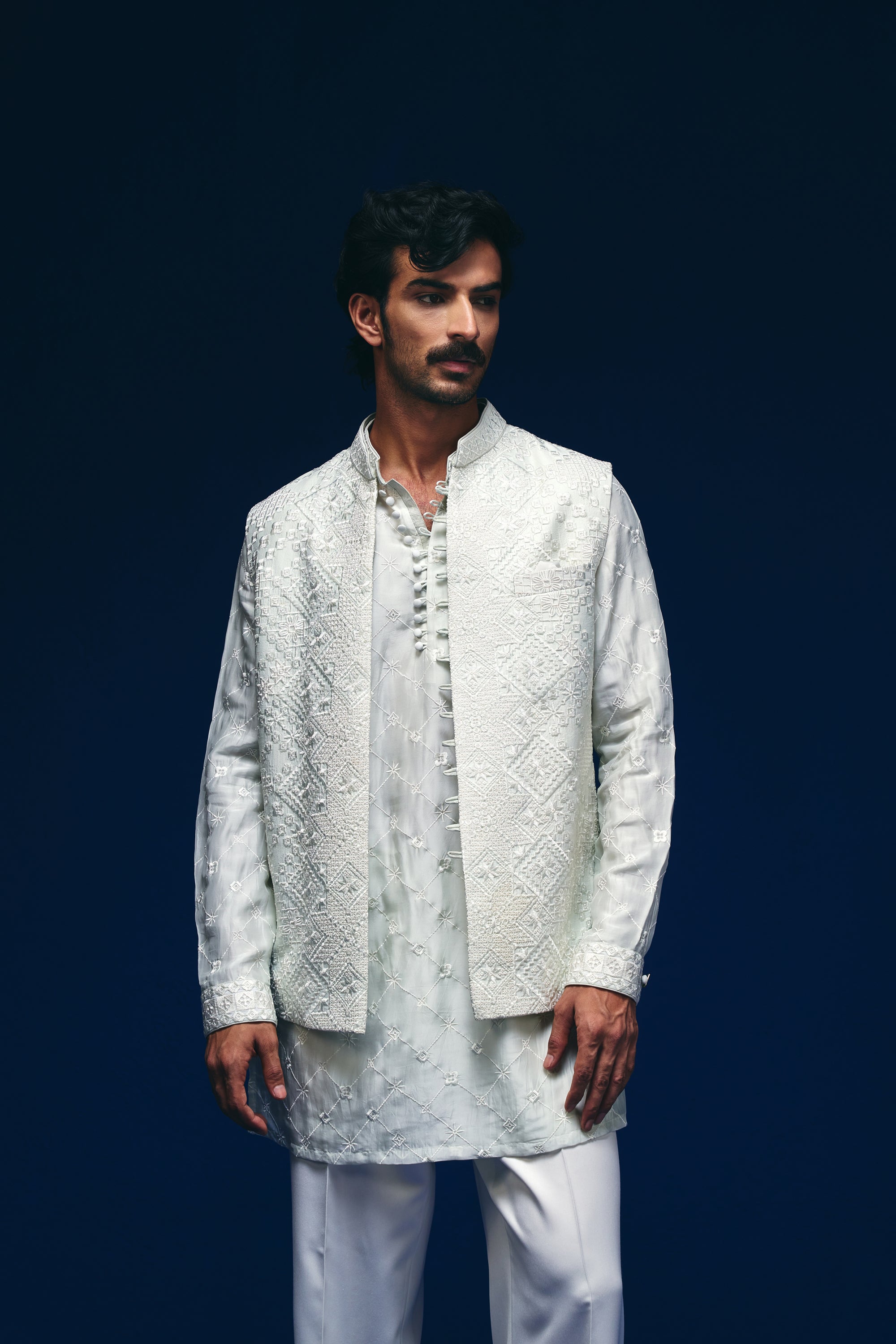 Astral Nehru Jacket Set