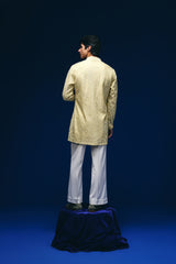 Boro Front Open Kurta Set